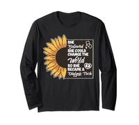 She Believed She Could Dialysis Tech Cute CCHT Sunflower Long Sleeve T-Shirt