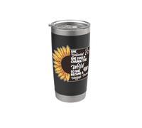 She Believed She Could Dialysis Tech Cute CCHT Sunflower Stainless Steel Insulated Tumbler