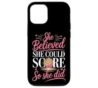 She Believed She Could Score So She Did Volleyball Case for iPhone 12/12 Pro