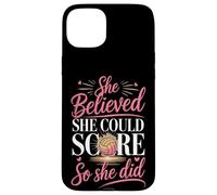 She Believed She Could Score So She Did Volleyball Case for iPhone 15 Plus
