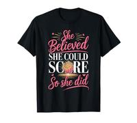 She Believed She Could Score So She Did Volleyball T-Shirt