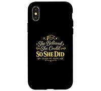 She Believed She Could So She Did Class Of 2026 Case for iPhone X/XS