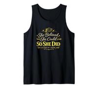 She Believed She Could So She Did Class of 2026 Tank Top