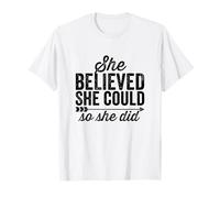 She Believed She Could So She Did Vintage T-Shirt