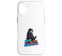 She Builds Empire Cyber Street Power Design Case for iPhone 16 Plus