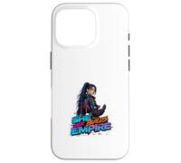 She Builds Empire Cyber Street Power Design Case for iPhone 16 Pro