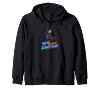 She Builds Empire Cyber Street Power Design Zip Hoodie
