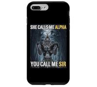 She Calls Me Alpha You Call Me Sir Funny Alpha Wolf Meme Case for iPhone 7 Plus/8 Plus