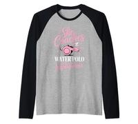 She Coaches Water Polo Whats Your Superpower Coach Raglan Baseball Tee