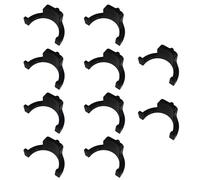 She D Storage Hook Kit 10 Pack Heavy Duty Utility Hangers for Tool Organization (4 Styles: Double Ended/J Hook/U Hook/Threaded) Wall & Side Panel Mount (D, 14x19x8cm)