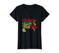 She Dances to The Tequila Beat Party Crew Design T-Shirt