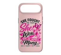 She Fought The Fight She Won Breast Cancer Awareness Women Case for iPhone Air