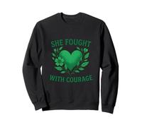 She Fought With Courage Awareness Sweatshirt