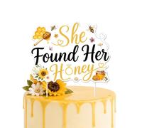 She Found Her Honey Cake Topper Bee Bridal Shower Party Decorations