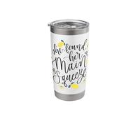 She Found Her Main Squeeze Lemon Bridesmaid Design Stainless Steel Insulated Tumbler