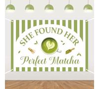 She Found Her Perfect Matcha Backdrop Matcha Themed Decorations 5×3ft