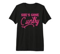 She Gone Cuntry Funny Design Premium T-Shirt