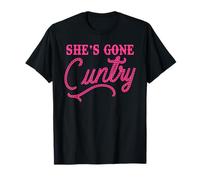 She Gone Cuntry Funny Design T-Shirt