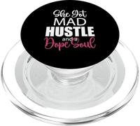 She Got Mad Hustle and a Dope Soul Hustle PopSockets PopGrip for MagSafe