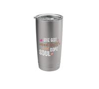 She Got Mad Hustle and Dope Soul Black Womens Day Stainless Steel Insulated Tumbler