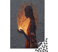 She Holds The Light Rätsel Für Erwachsene || 70x50cm/1000pcs Puzzles Lernspiele Home Decor Puzzles