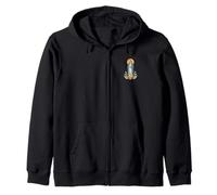 SHE INTERCEDED, EVERYTHING CHANGED. VIRGIN MARY Zip Hoodie