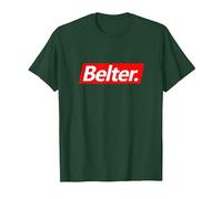 She is a Belter Scottish Inspired Music Indie Scene Tee T-Shirt, Men, Dark Green, X-Large