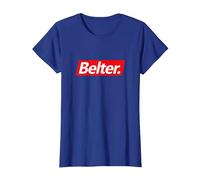 She is a Belter Scottish Inspired Music Indie Scene Tee T-Shirt, Women, Royal Blue, Medium