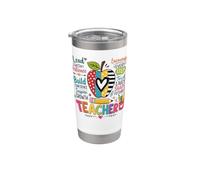 She is A Teacher Welcome Back to School Educator Classroom Stainless Steel Insulated Tumbler