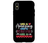 She Is Amazing, Beautiful, Grandma Case for iPhone X/XS