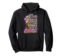 She Is Beautiful Stronger Than The Storm Black Woman Queen Pullover Hoodie