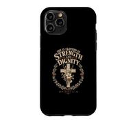 She Is Clothed In Strength And Dignity Proverbs 31:25 Faith Case for iPhone 11 Pro