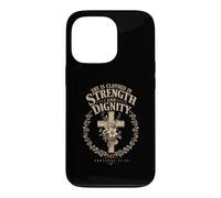 She Is Clothed In Strength And Dignity Proverbs 31:25 Faith Case for iPhone 13 Pro