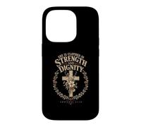 She Is Clothed In Strength And Dignity Proverbs 31:25 Faith Case for iPhone 14 Pro