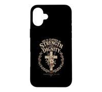 She Is Clothed In Strength And Dignity Proverbs 31:25 Faith Case for iPhone 16 Plus