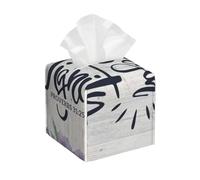She is Clothed in Strength and Dignity Proverbs 31 25 Square Leather Tissue Box Cover, Modern Square Decorative Pu Leather Facial Paper Case Organizer Holder Dispenser for Bathroom, Night Stands