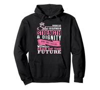 She is Clothed in Strength & Dignity Proverbs 31:25 Pullover Hoodie