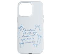 She Is Clothed Strength Dignity Proverbs 31:25 Bible Verse Case for iPhone 15 Pro Max