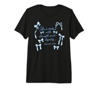 She is Clothed Strength Dignity Proverbs 31:25 Bible Verse Premium T-Shirt