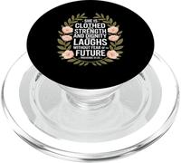 She Is Clothed With Strength And Dignity PopSockets PopGrip for MagSafe