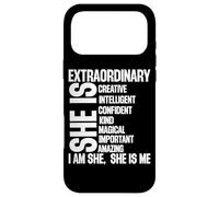 She Is Extraordinary Creative Intelligent Confident Case for iPhone 17 Pro Max