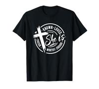 She is Known Loved Chosen Worthy Enough T-Shirt