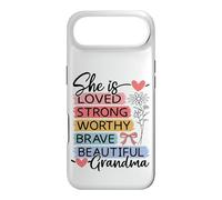 She Is Loved, Strong, Worthy, Brave, Beautiful - Grandma Case for iPhone Air