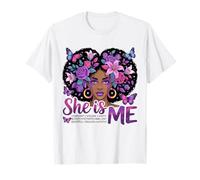 She is Me Black Women Empowerment Strong Educated Blessed T-Shirt