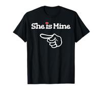 She is Mine Matching Couple Shirts Outfits - Couples Tees T-Shirt