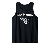 She is Mine Matching Pair Shirts Outfits - Couples T-Shirts Tank Top