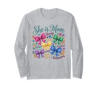 She is Mom Beautiful Strong Capable Creative Long Sleeve T-Shirt