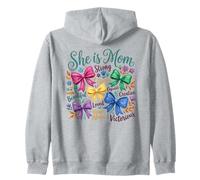 She Is Mom Beautiful Strong Capable Creative Zip Hoodie