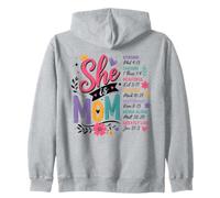 She Is Mom Christian Bible Verse Scripture Zip Hoodie