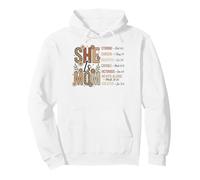 She Is Mom Leopard Floral Bible Verse Scripture Pullover Hoodie